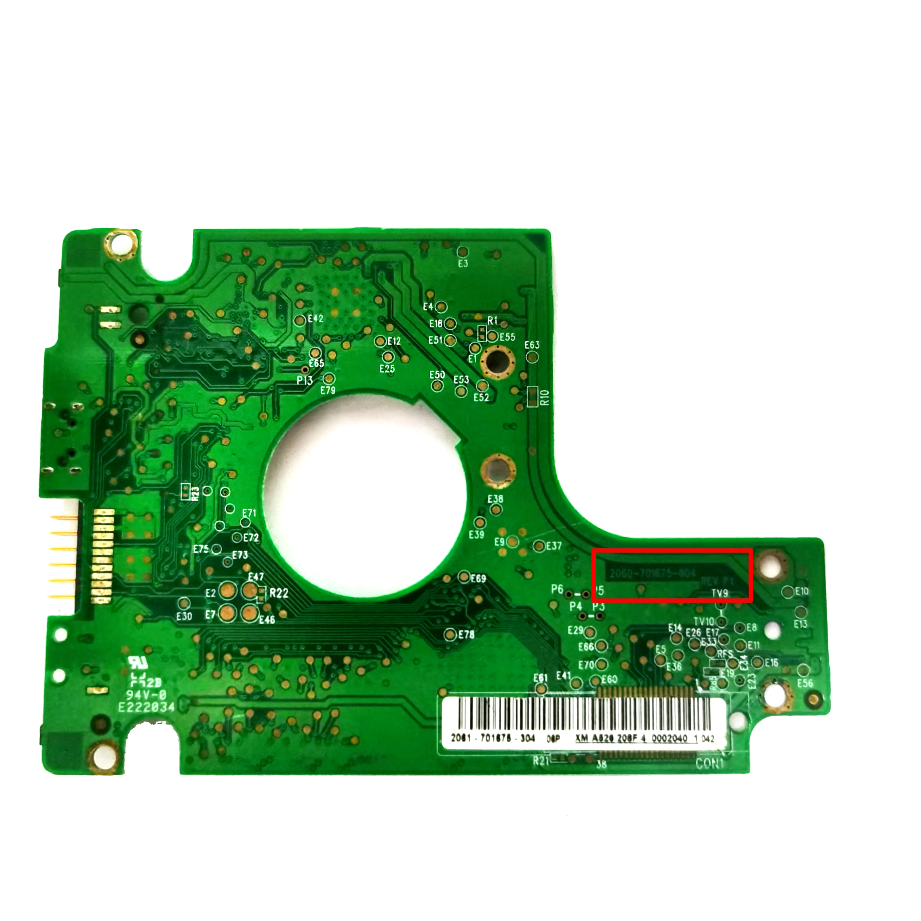 Placa pcb 2060-701499-000 rev a para wd 2.5 sata, reparação de disco rígido e recuperação de dados wd5000kmvv wd10tmw 2060-701675-004