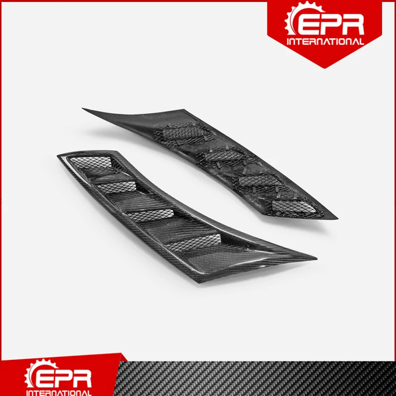 

For Honda Civic Typ-R FK8 FK7 EPA Style Carbon Fiber Finish / FRP Unpainted GlassFiber Front Fender Vent Trim Air Intake Duct