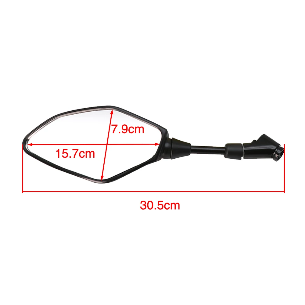 ZSDTRP M8 M10 Rearview Mirrors For YAMAHA MT01 MT03 MT-07 MT-09/Tracer FJ09 MT10 Tracer 900 Motorcycle Rearview Mirrors