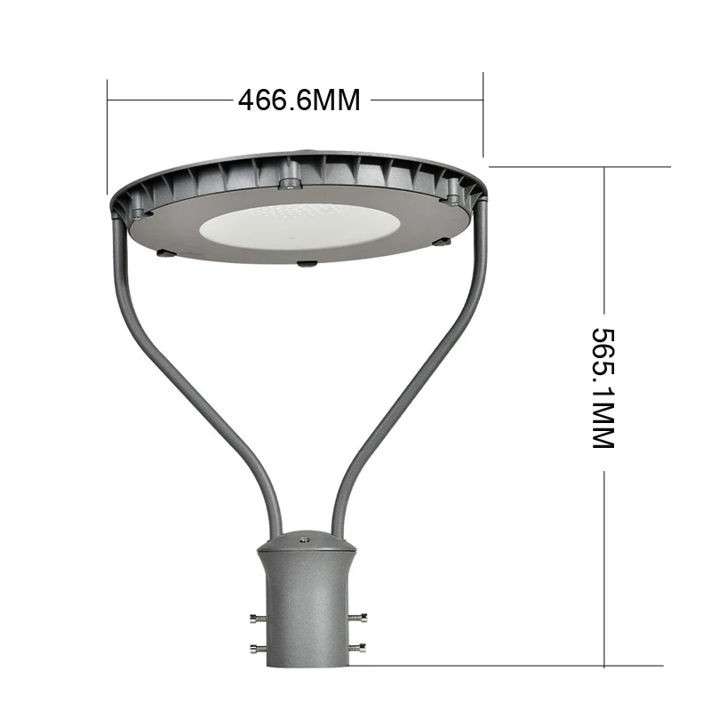 Imagem -04 - Impermeável Led Garden Street Light Villa Brilhante Quintal Parque Lâmpada de Paisagem Cinza Iluminação ao ar Livre sem Pólo Alto 100w 150w