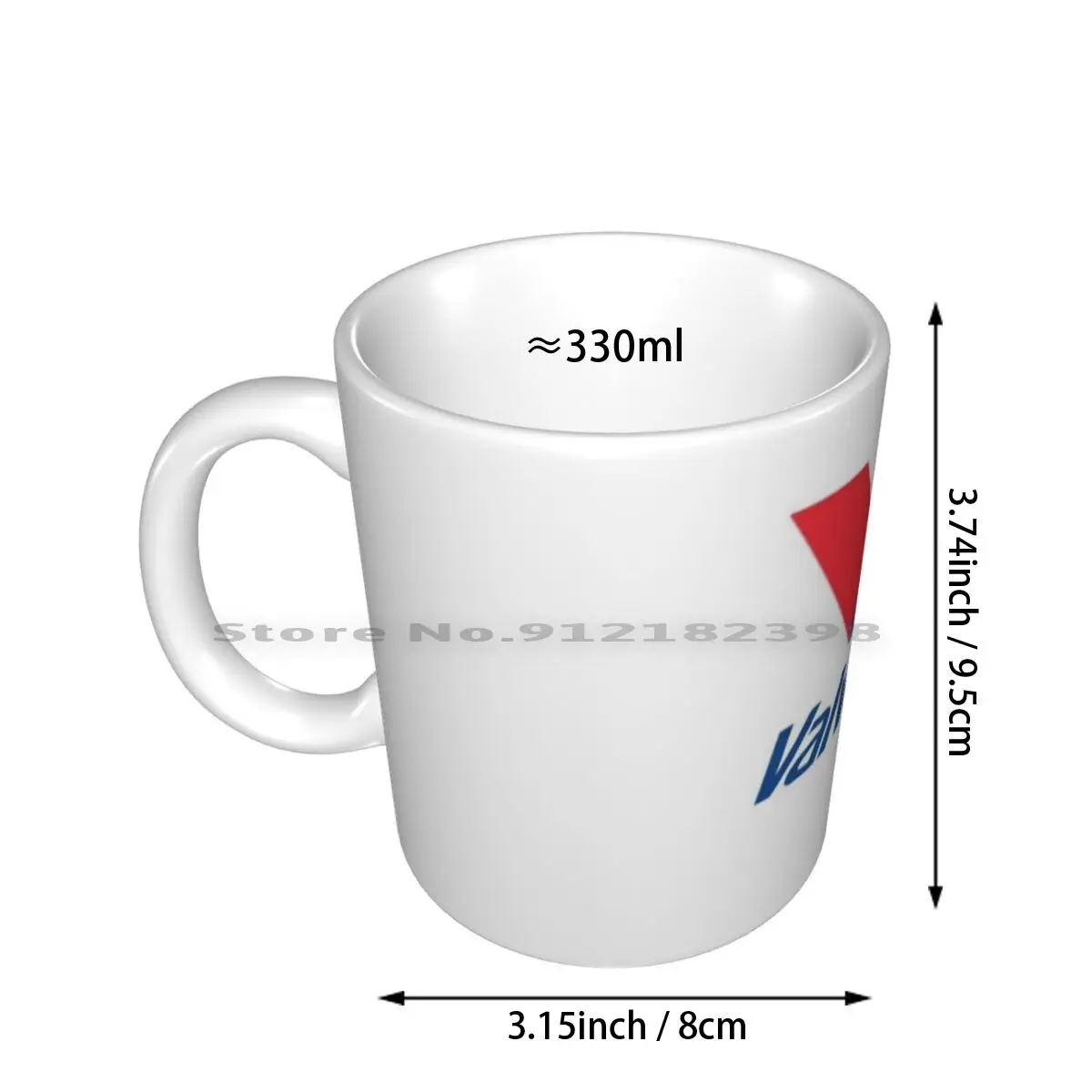 Valvoline Ceramic Mugs Coffee Cups Milk Tea Mug Valvoline Racing Car Race Graphic Creative Trending Vintage Gift Bottle Cup