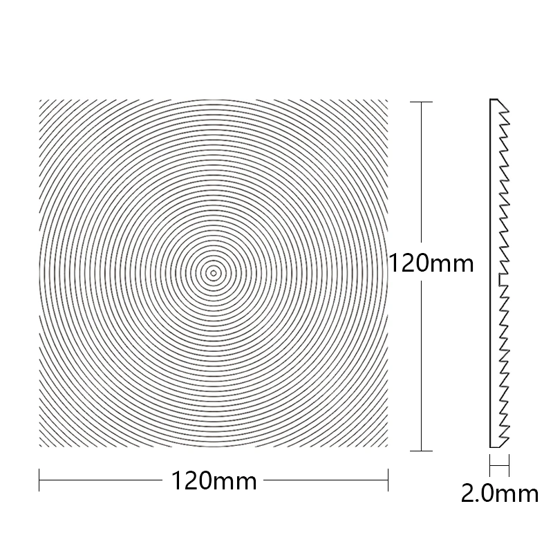 Fresnel len 120x120mm F100mm 6.6