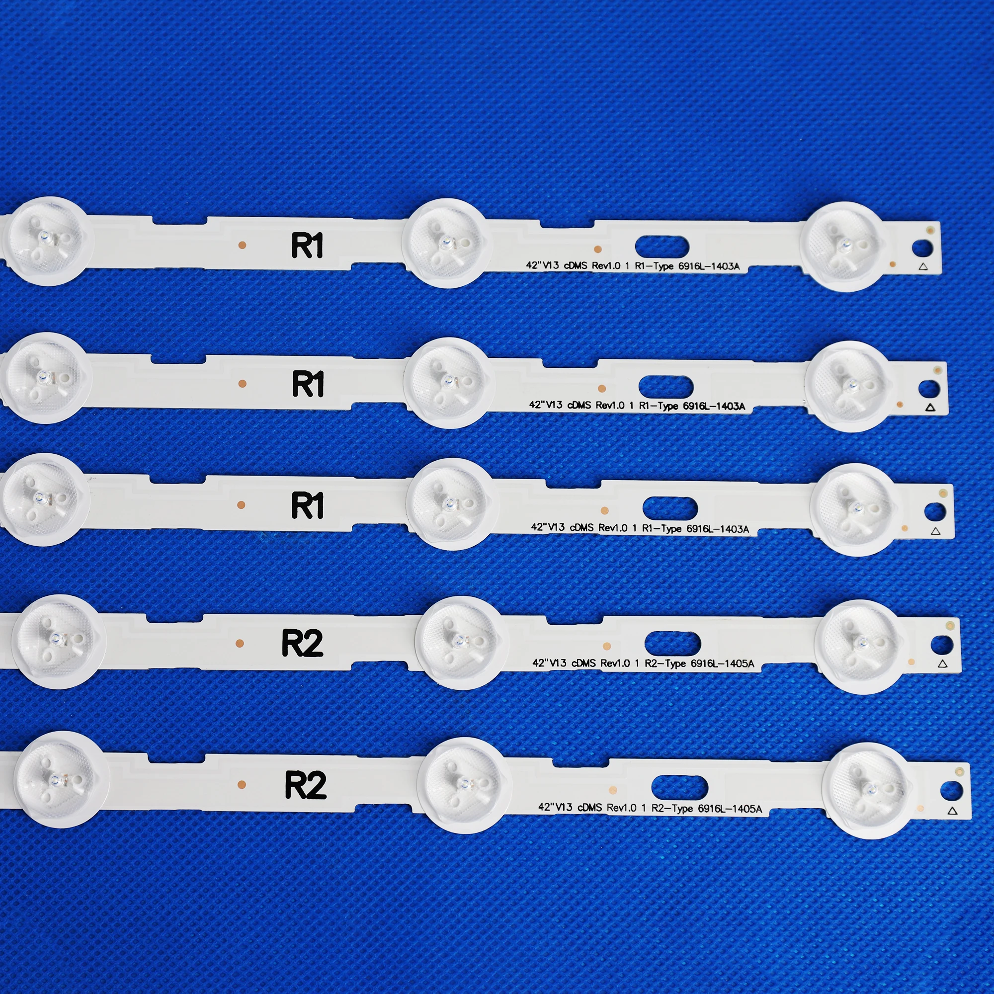 100% nuevo 10 uds/Kit de tiras LED para LG 42 TV 42LN5200. 42LN5300 UB LC420DUE SFR5 6916L 1402A 6916L 1403A 6916L 1404A 6916L 1405A