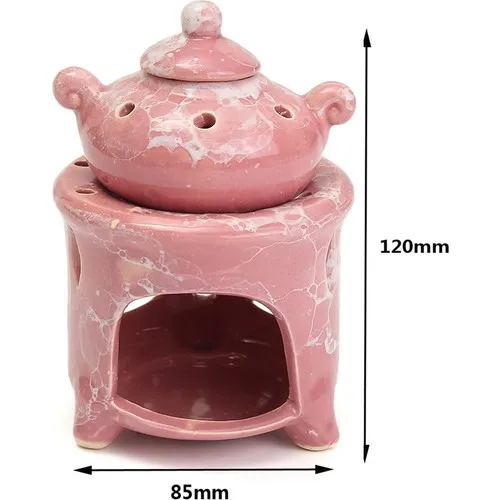 Bakbunatural Teapot Themed Ceramic Censer