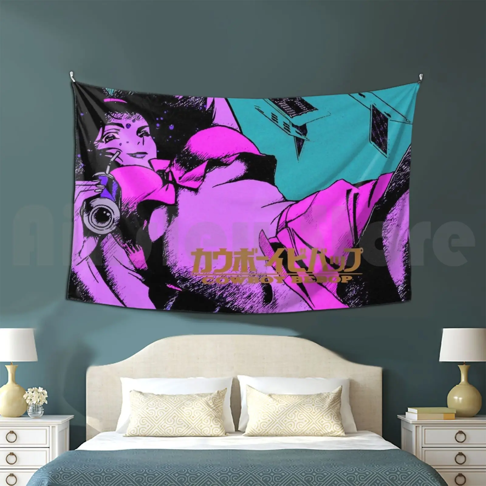 Honky Tonk Faye Tapestry Living Room Bedroom Womens Girls Faye Valentine Faye Valentine Geek Nerd Cool Badass