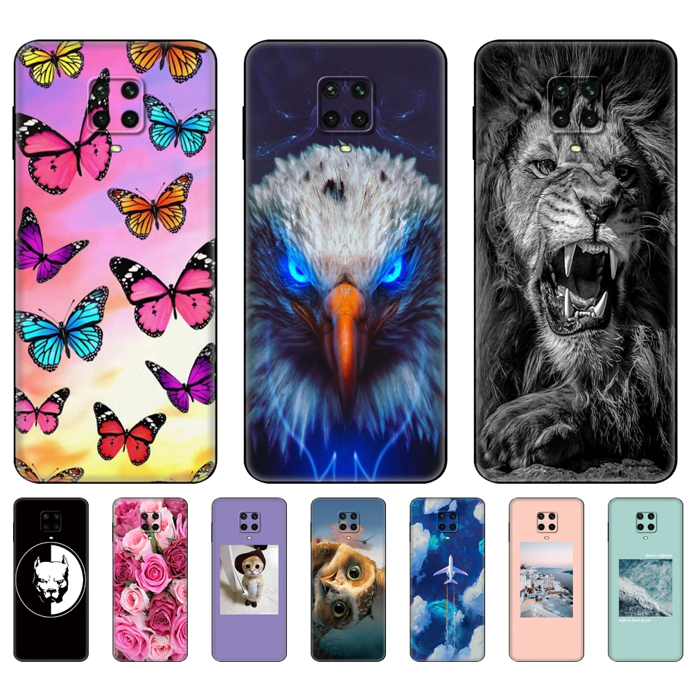 For Xiaomi Redmi Note 9S Case Note 9 Soft Silicon Phone Cover For Redmi Note 9 Pro Back Note9S Note9Pro Note9 bag black tpu case