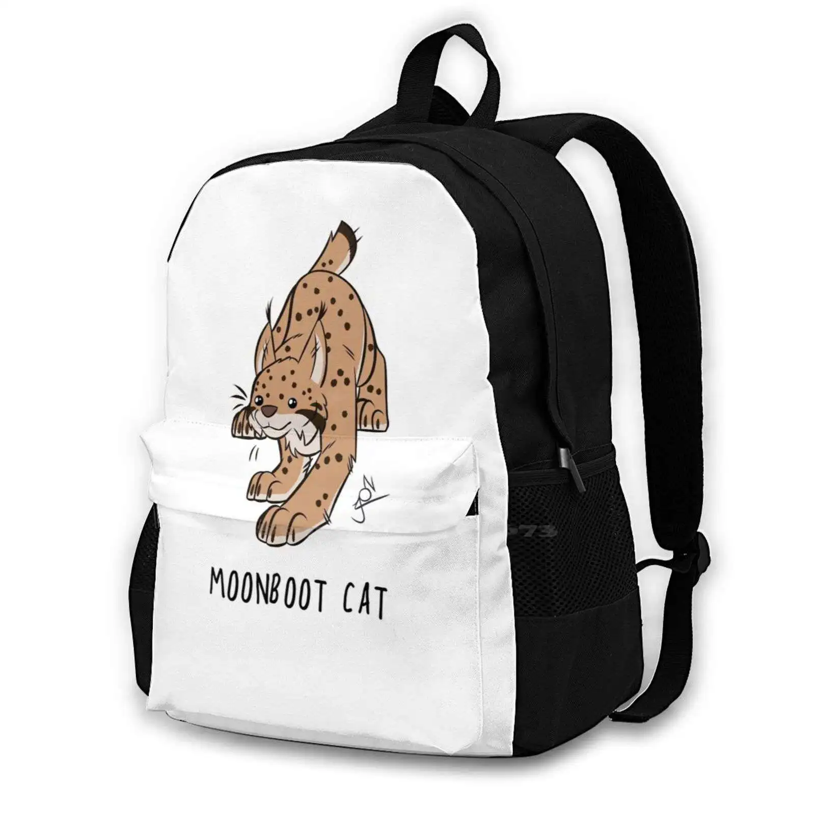 Cat - Lynx mochila para estudiantes universitarios adolescentes, bolsas de viaje para computadora portátil, Cat Lynx