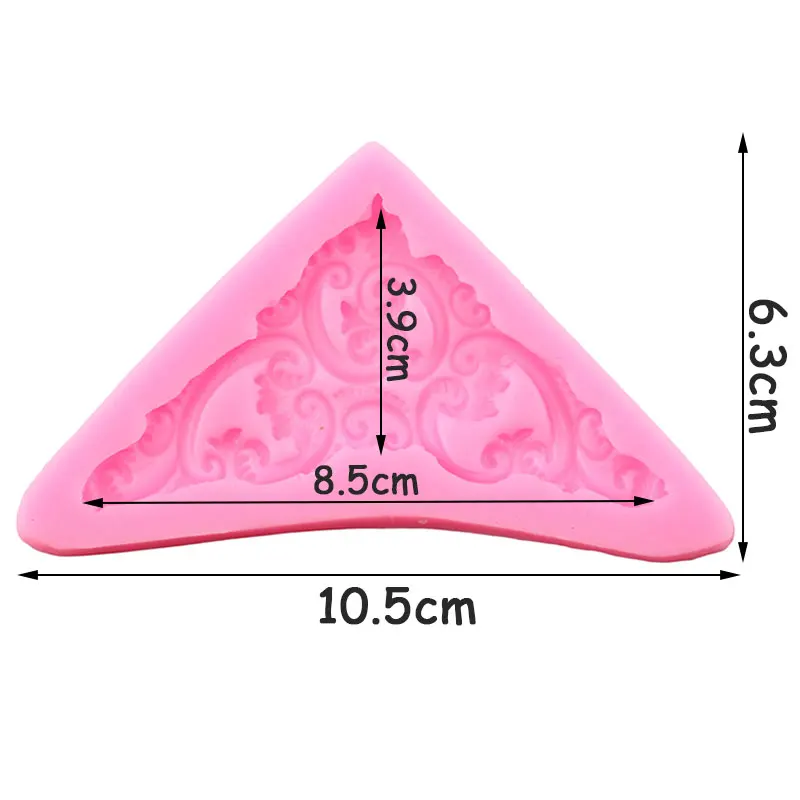 3Dクラフトバロックスクロール記念シリコン型DIYリーフケーキデコレーションツールフォンダンチョコレートキャンディーモールドカップケーキベーキング金型