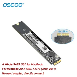 OSCOO 512GB 1TB SSD For MacBook Air 2010 2011 A1369 A1370 TLC Hard Drive Capacity Upgrade