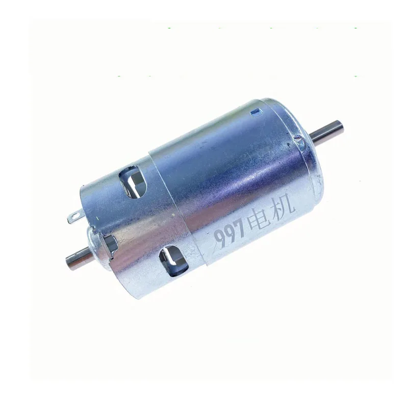 

997 DC motor dual output shaft high speed 12-24-36 voltage motor dual bearing lathe bench drill 775 895 motor