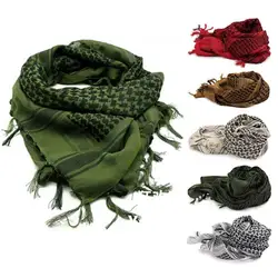 Fashion Mens Lightweight Square Outdoor Shawl Military Arab Desert Shemagh KeffIyeh Arafat Scarf Fashion Christmas Gift