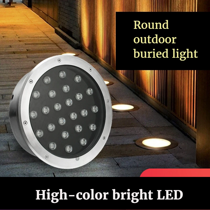 Garden Decoration Deck Lights Stairs Underground Light Terrace Garden Floor Lamps Path Lights Outdoor Led Lights Waterproof 1w