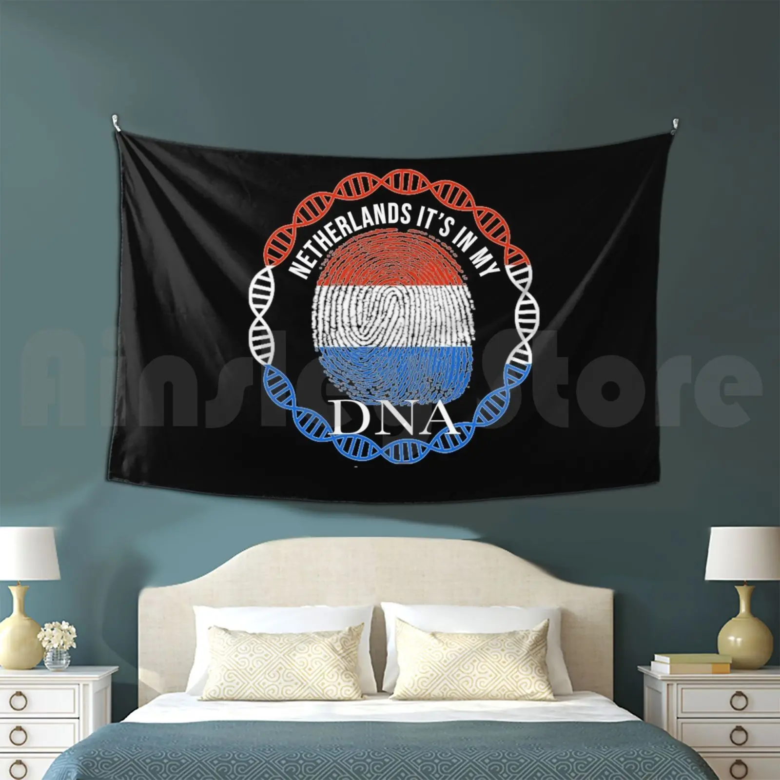 Netherlands Its In My Dna-Gift For Dutch From Netherlands Tapestry Living Room Bedroom 2801 Netherlands Dutch