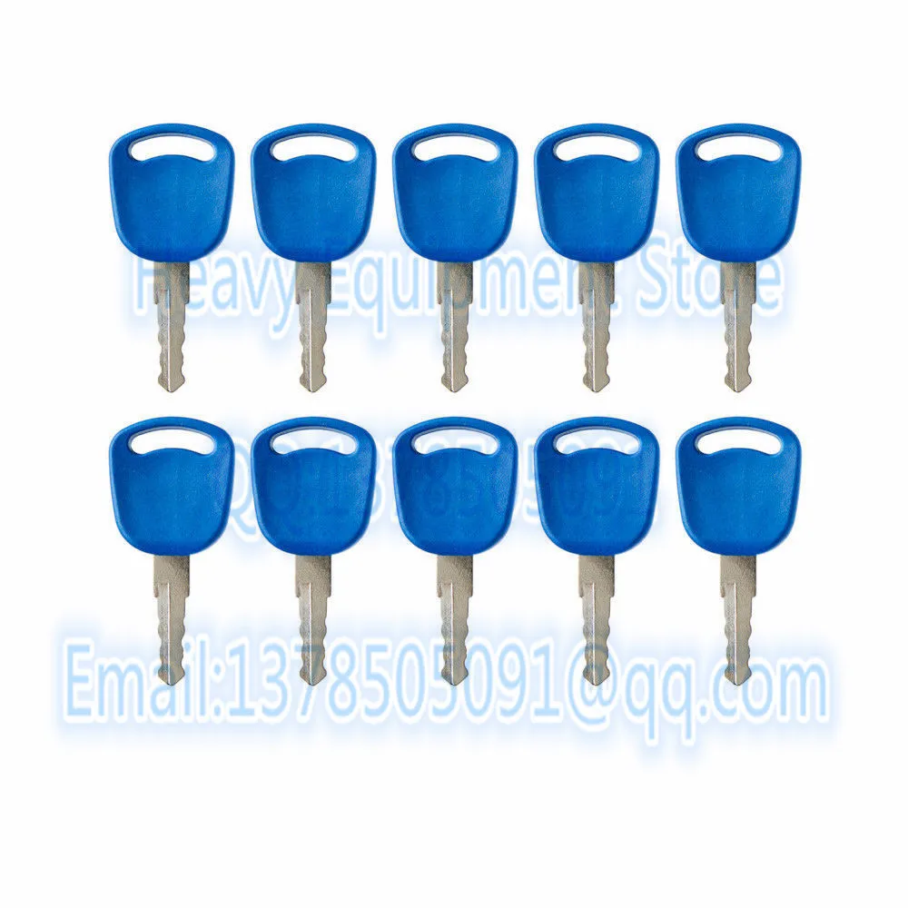 10 Pcs 14601 Key For New Holland Excavator Grader Dozer