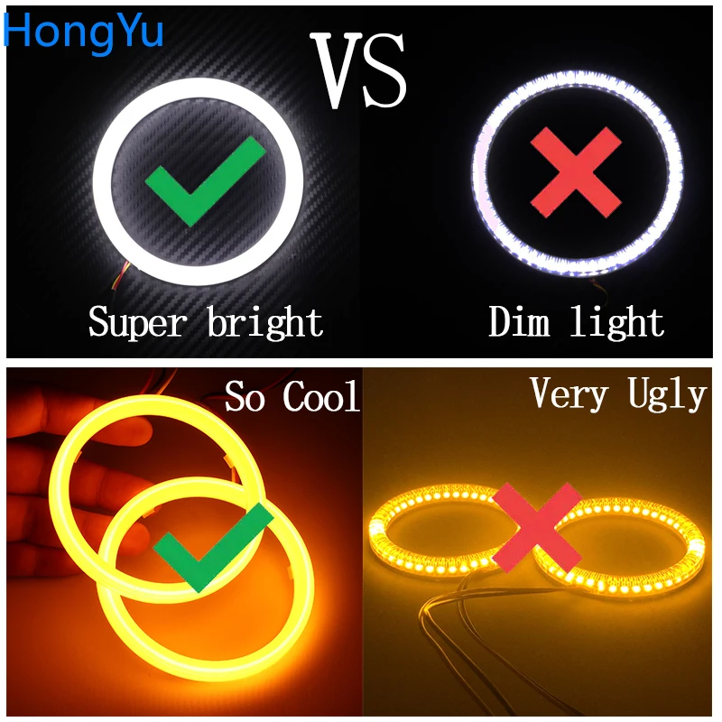 for Mercedes Benz e class w211 E200 220 270 280 320 420 Cotton Switchback LED Dual Color Angel Eye White Amber turn signal light