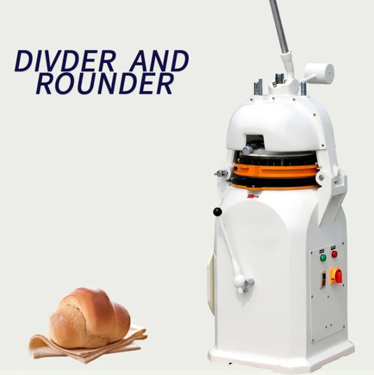 One Person การทำงาน30-100G กึ่งอัตโนมัติ Dough Divider เครื่องตัด Rounder เครื่อง