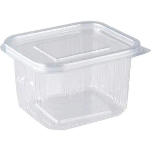 100 pcs plastic reusable box dinnerware storage food preparation food container 3 compartment reusable 500 g Plastic Salad Container