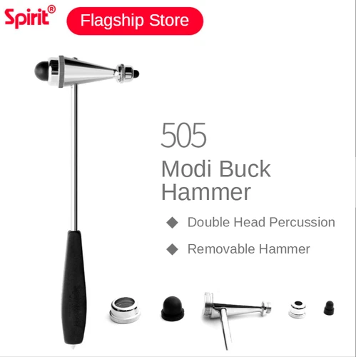 Imagen 2 del producto Spirit martillo de percusión multifuncional médico, martillo para reflejos de nervios, examen de nervios, deducción, importación Original, cuidado de la salud