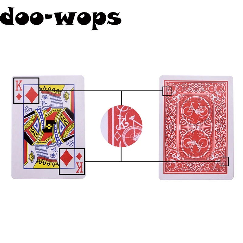 Marked Stripper Deck Magic Tricks Marked Playing Cards Poke Toys Close Up Street Illusions Gimmicks Mentalism Props Magia Card