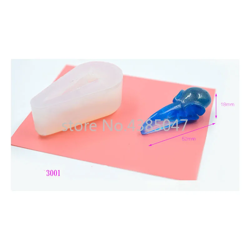 1 PC Silicone Bird S kull Shaped DIY Resin Expoxy Mold Jewelry Tools for DIY Handcraft Jewelry Molds