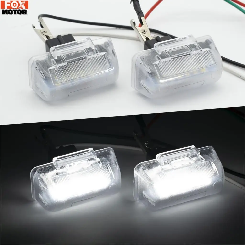 LED License Plate Lights White 6000K FOR FORD TRANSIT REAR BACK NUMBER PLATE LAMP LIGHT MK5 MK6 MK7 PER 2 4388111