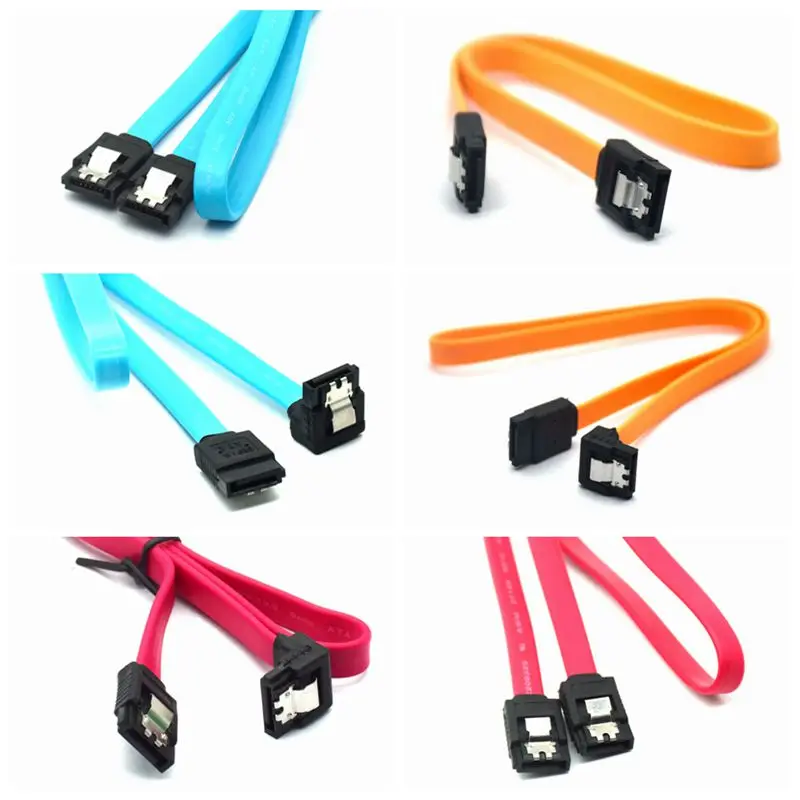 

45cm Sata3.0 Solid State Hard Disk Serial Data Cable Multi-Color Multi-Spec Flexible Sata Hard Disk Fast Transmission 45CM Cable