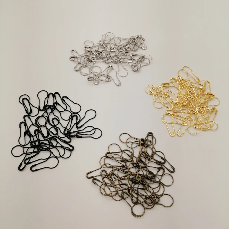 

1000pcs 22mm Gourd Shape Safety Pins Safe Needles Pin Metal Clip Knitting Stitch Marker Tag Pin for Diy Jewelry Make Accessories