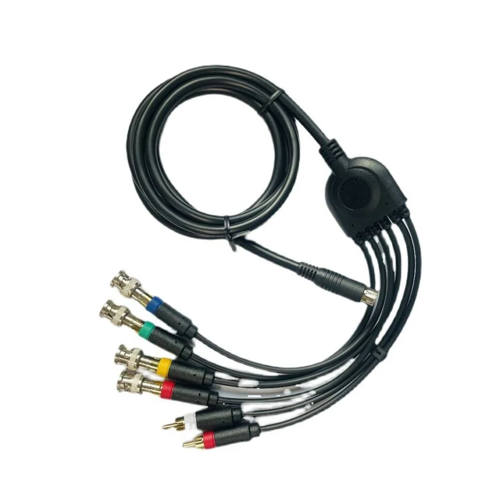 For SEGA Saturn RGB/RGBS RCA Composite Cable For Sony PVM BVM NEC XM UPSCALER BNC Not Component