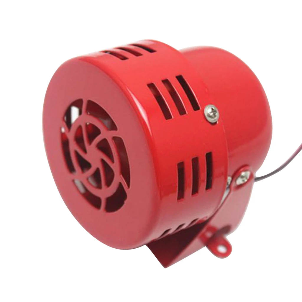 Power 12V Car Truck Motor Driven Air Raid Siren Horn Police Fire Alarm Loud