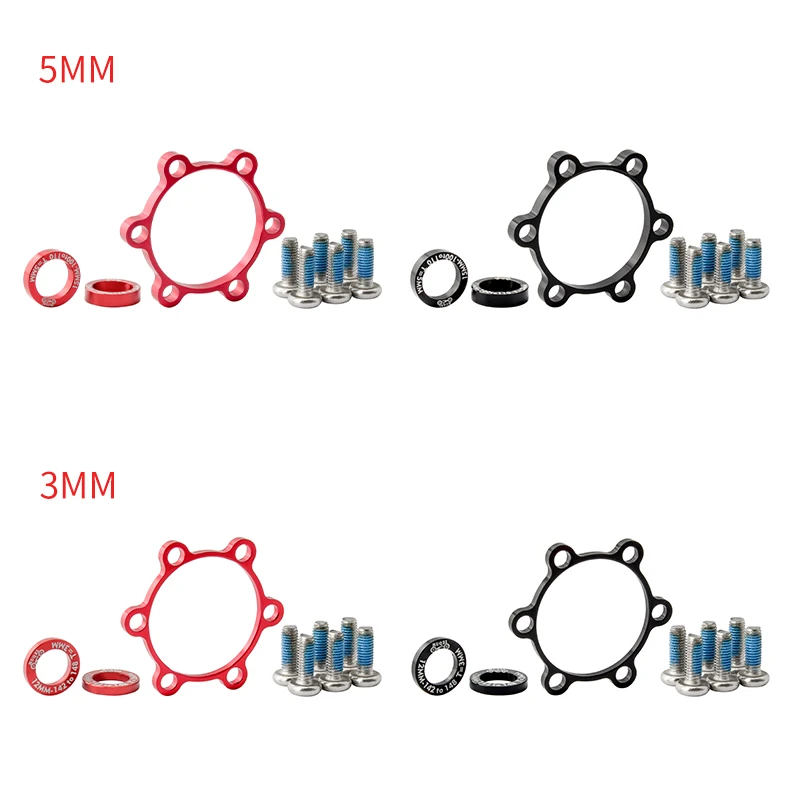 MUQZI For Boost Bicycle Hub Adapter Front 100 To 110mm Rear 142 To 148mm Bike Hub Conversion Washer Spacer