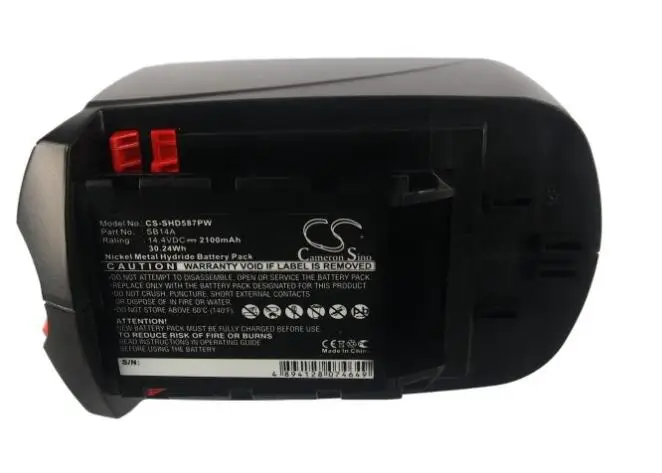 

cameron sino 2100mah battery for SKIL 2587 2587-05 SB14A Power Tools Battery