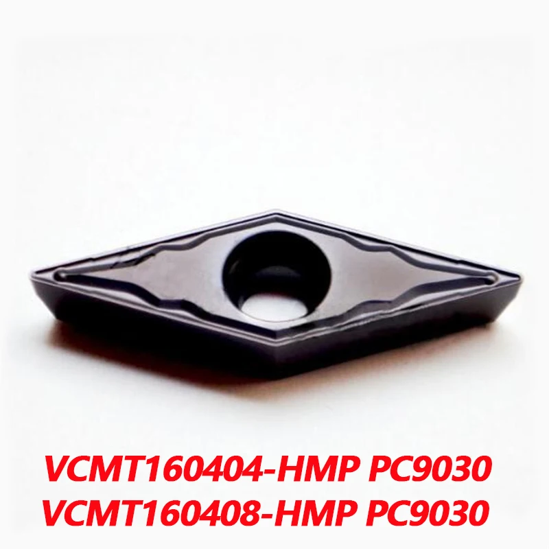 Original CNC Inserts VCMT160404-HMP PC9030 NC3020 VCMT160408-HMP NC3120 NC3030 Turning Lathe Tool Cutter 10pcs/box VCMT 160408