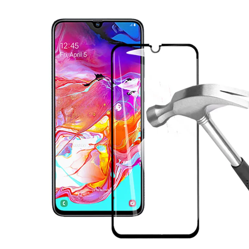 Tempered Glass for Samsung Galaxy A70 Phone 2019 Screen Protector for Samsung Galaxy A70 A 70 A705 A705F Hard 9H