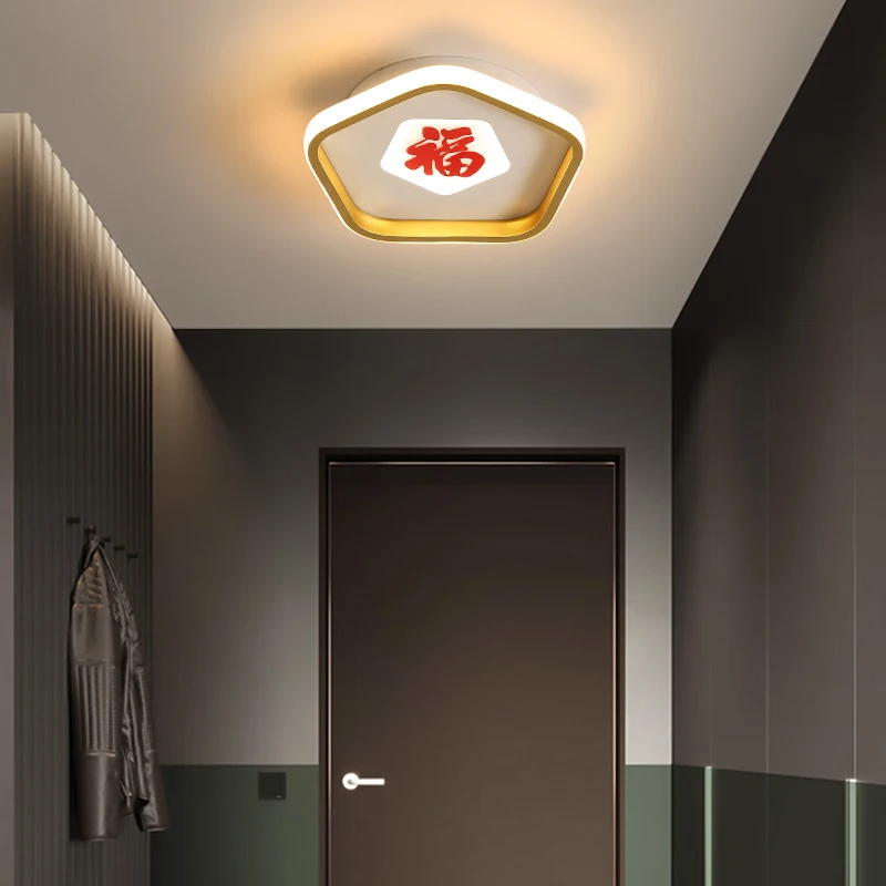 

Indoor Modern Chinese Feature Design Ceiling Light LED Home Lamp For Living Dining Room Bedroom Corridor Balcony Hallway Decor