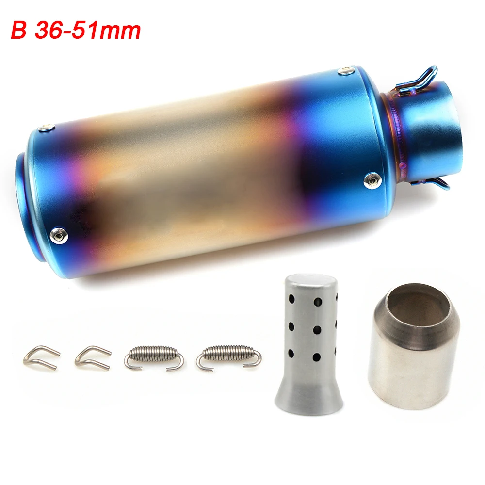 Universal Exhaust Silencer Modified Moto Middle Link Pipe Muffler Killer For SUZUKI GSX 750S Katana GSX 1000S Katana GSX-S1000 F