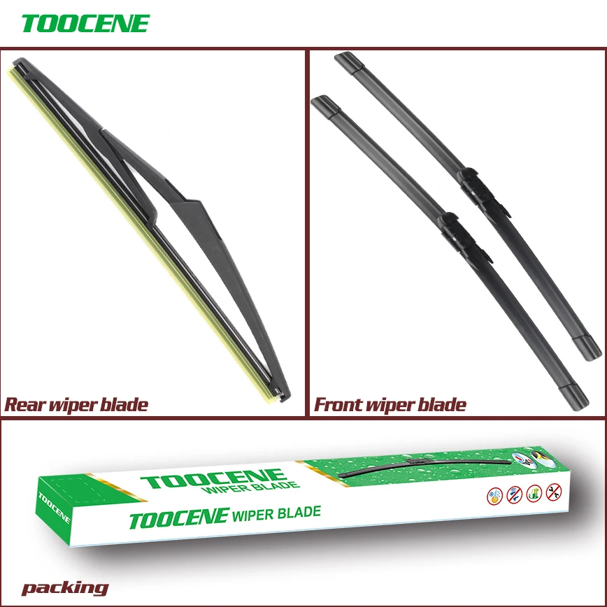 

Front and Rear Wiper Blades For Opel Corsa D 2006-2014 Windshield Windscreen Front Rear Window 26"+16"+12"