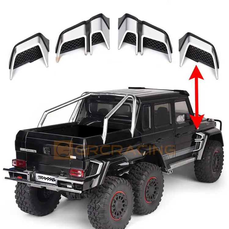 

For TRX4 G500 TRX6 G63 wheel eyebrow ventilation grille kit side exhaust aerodynamic decorative plastic parts G162C