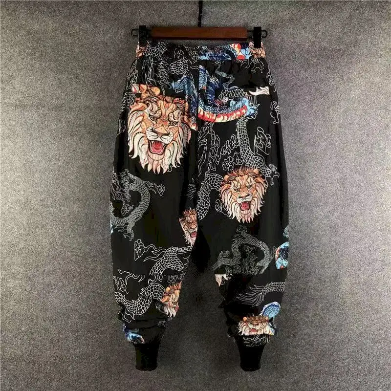 2024 Autumn Winter New Trousers Women Harem Pants Large Size Casual Pants Loose Korean Flower Leg Women Sweatpants Mne Trousers