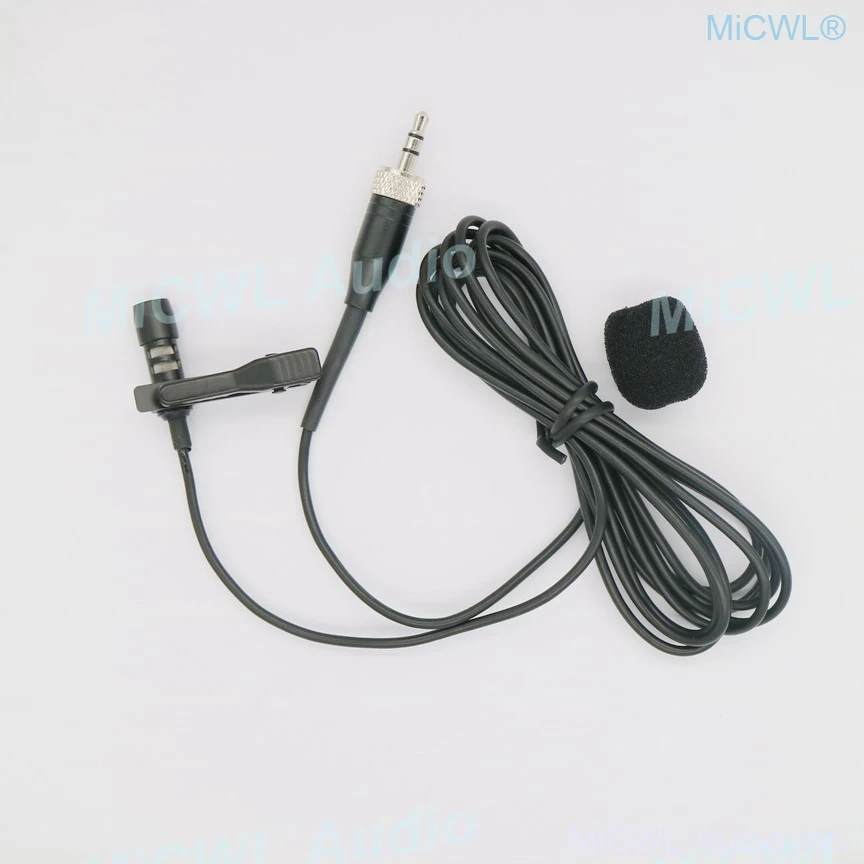 Черные зажимы для галстука SL, петличный петличный микрофон для Sennheiser ew100 sk100, беспроводной пояс, всенаправленный, односторонний
