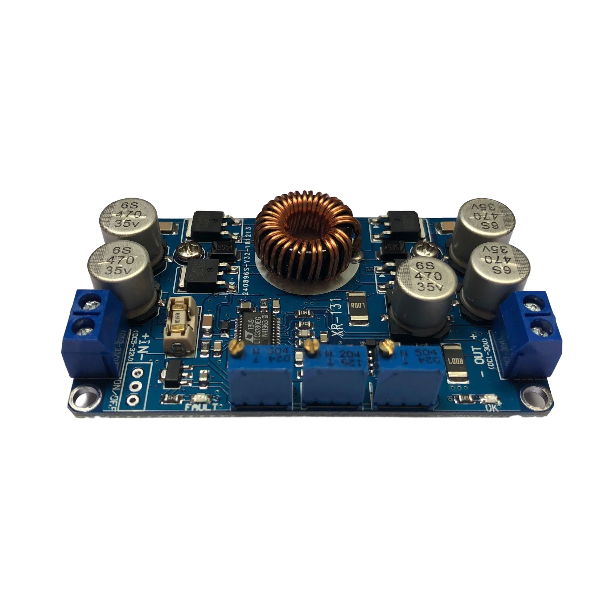 FREE SHIPPING LTC3780 DC-DC 5-32V to 1V-30V 10A Automatic Step Up Down Regulator Charging Module Power supply module