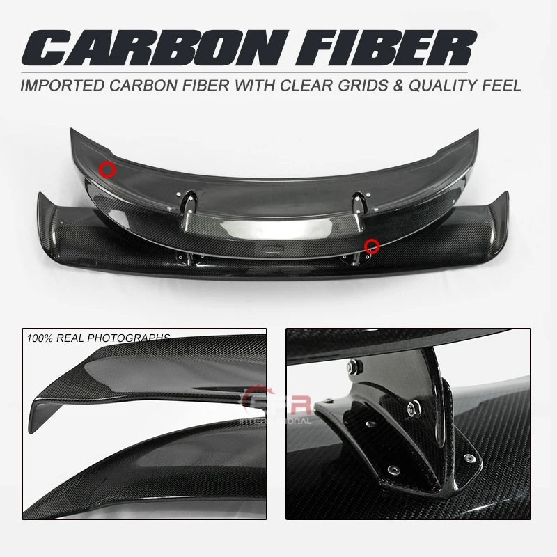 

For Nissan 2009 On 370Z Z34 VRS2 Type Carbon Fiber Rear Spoiler (1360mm)