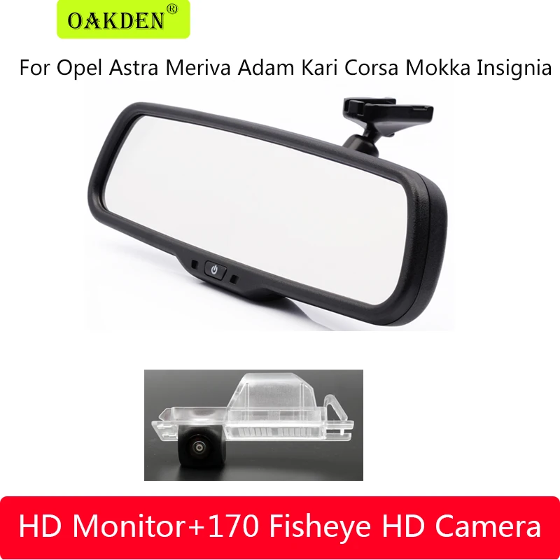 

For Opel Astra H J Meriva Opel Adam Kari Corsa Mokka 4.3 Inch Car Rear View Camera Mirror Monitor With Original Special Bracket