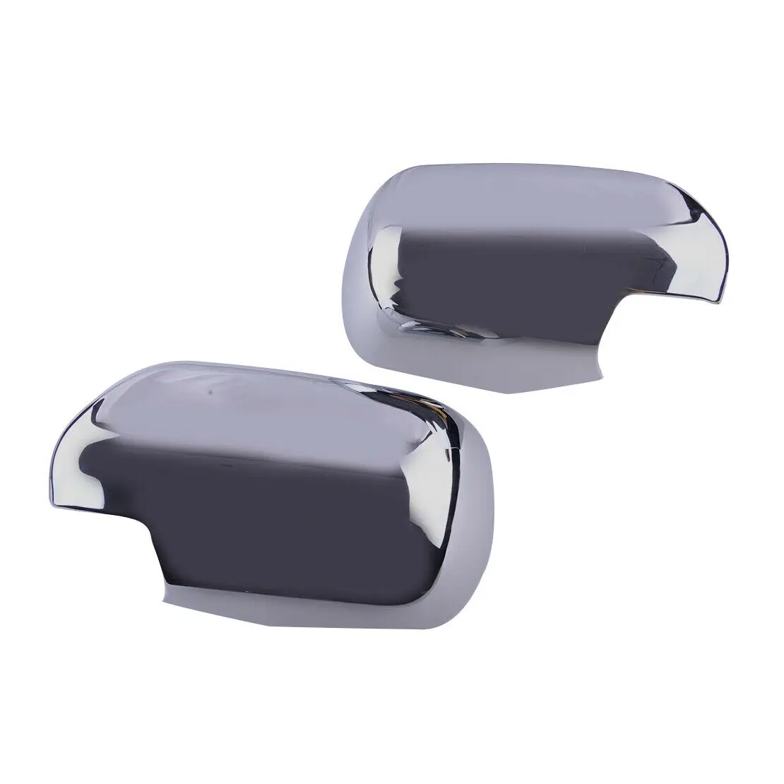 2pcs For Suzuki Grand Vitara SUV 2006-2013 ABS Car Side Rearview Back Mirror Cover Frame Overlay Cap Chrome Trim  Accessories