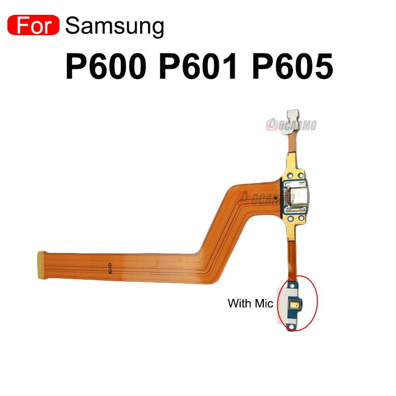 Power On Off Volume Luidspreker Headset Jack Flex Kabel Voor Samsung Tab Note 10.1 P600 P601 P605 Usb Opladen port Reparatie