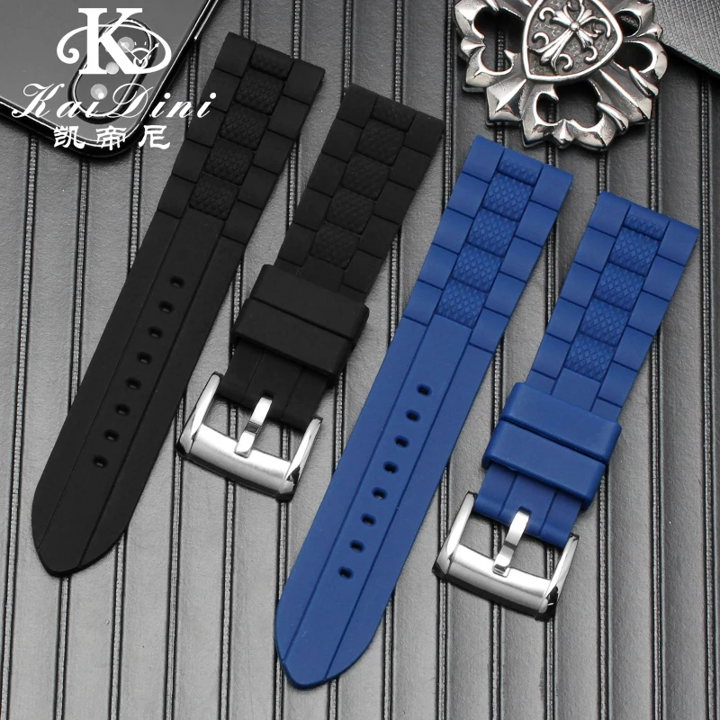For Citizen Blue Angel Strap AT8020-03L/54LAir Eagle Jy8035 Silicone Bracelet AR5905 Soft Waterproof Rubber Watchband 20mm 23mm