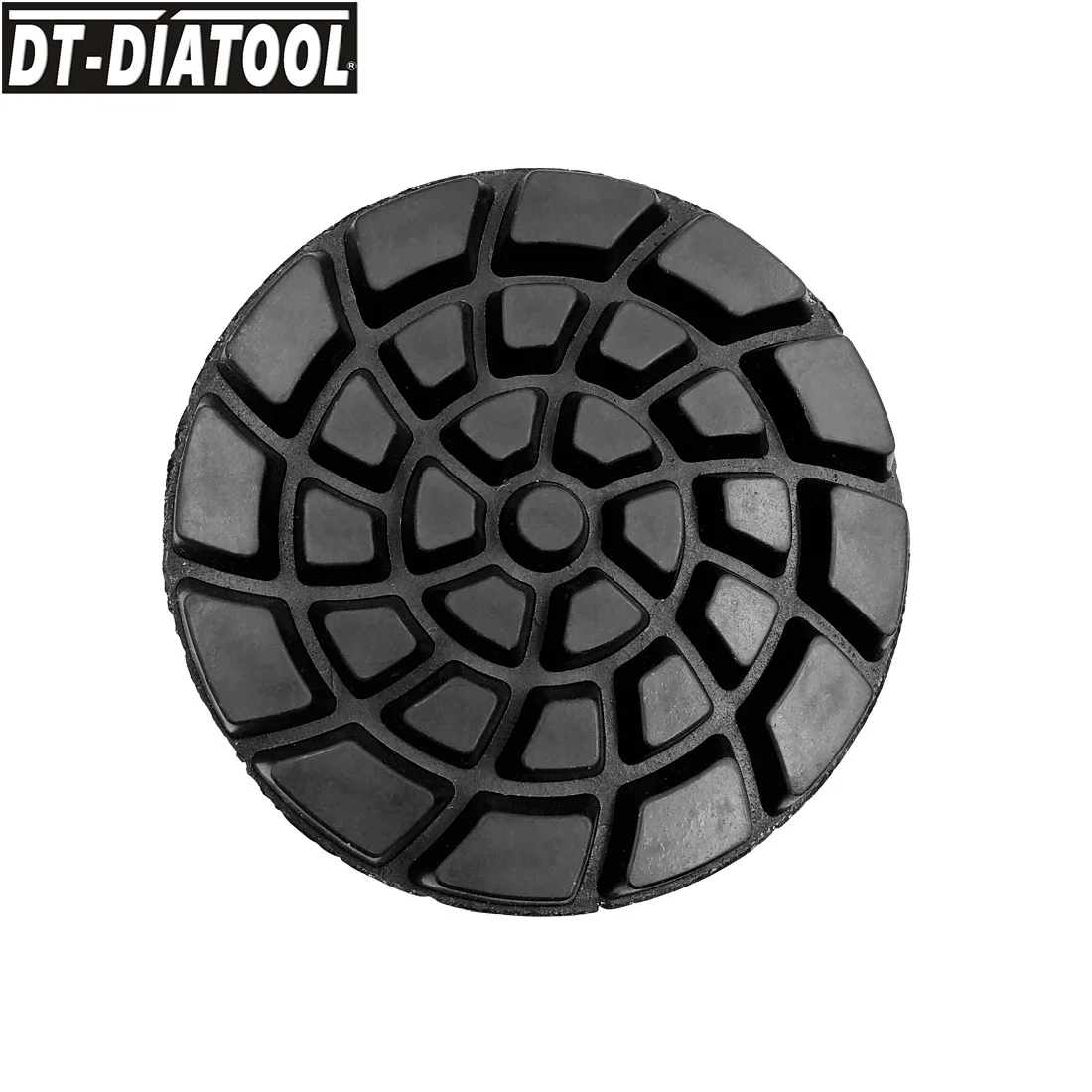 DT-DIATOOL 9pcs/set Dia 100mm/4inch Diamond Resin Bond Concrete Polishing Pads Nylon Backed Cement Floor Renew Sanding Discs