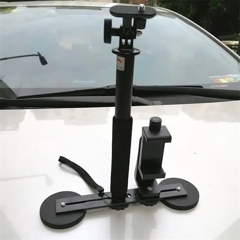 Rubber Magnetic Magnet Car Suction Cup And Tripod Mount Adapter For Insta360 OneX2 Gopro Hero 9875 Sony SJ4000 Sj8/9/10 H9 Mijia