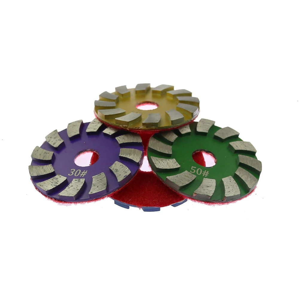 1 piece 90mm Hook & Loop Grinding Disc Concrete Refurbished Lapping Disk for Floor Grinding Machine