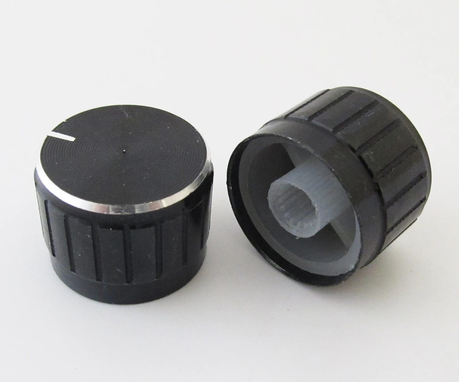 1pc 23x17mm Circular Knob Aluminium Cover for Audio Volume Tone Control 3 Colors