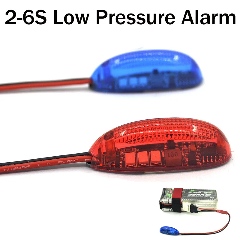 ZMR 2-6S Low Voltage Warning Navigation Light Lamp Led Lipo Battery Buzzer Alarm for RC Fixed-Wing Aircraft Racing Drone